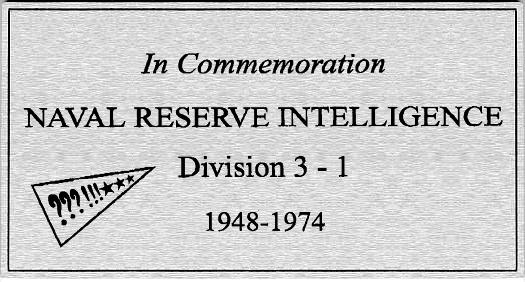 Previously located on Panel 35, Naval Reserve Intelligence 